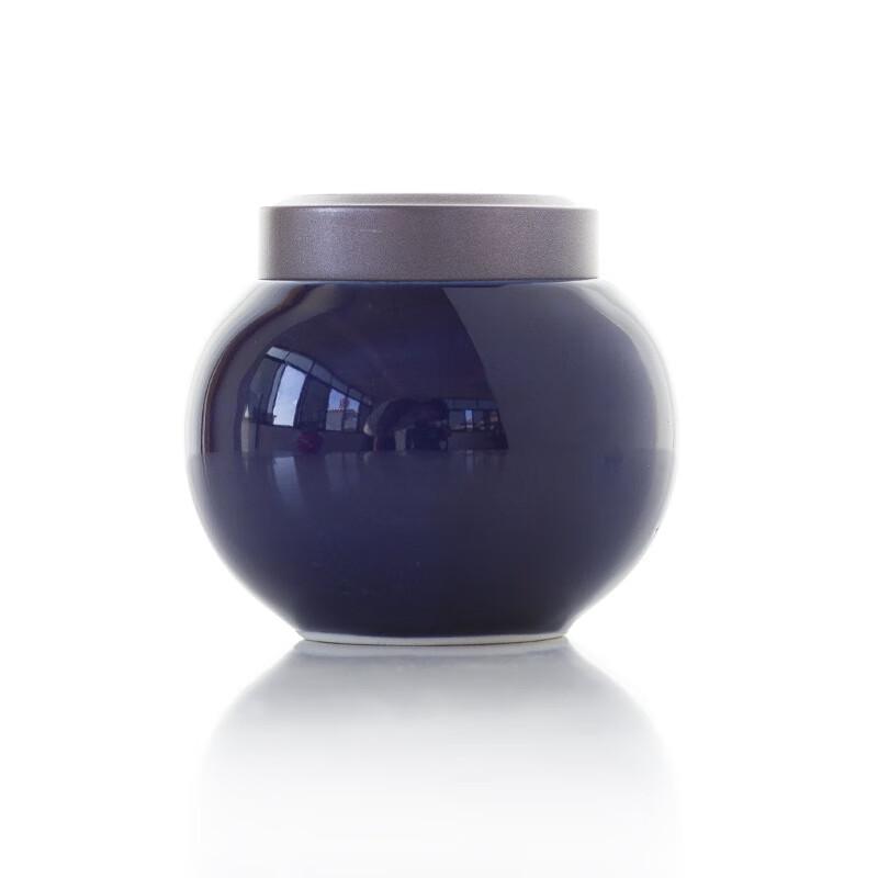 Portable Ceramic Small Tea Caddy & Storage Jar
