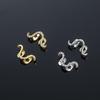European-US Trendy Zircon Snake Water Ripple Hip Hop Grillz for Men & Women
