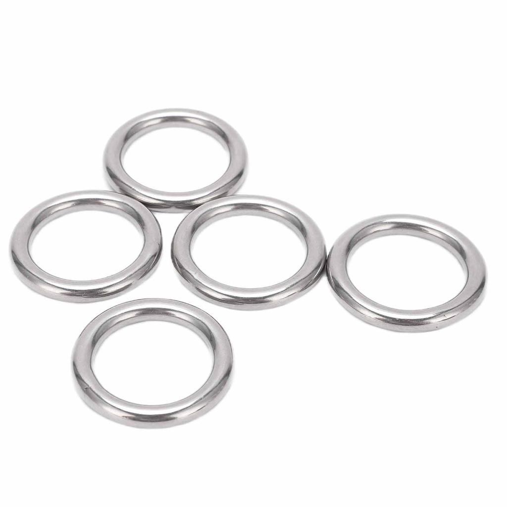 5pcs Boat Round s Stainless Steel 304 Seamless Welded O Type Hanging for Hammock