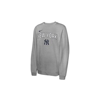 Nike X MLB Hoodie New York Yankees Comfortable Versatile Skin-Friendly Long Sleeve Kids Hoodies Dark-Gray 3Z3B7NMG5-NYY