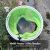 Collapsible Camping Bucket Lightweight Oxford Cloth Water Container Portable Folding Bucket for Fishing and Outdoor Use