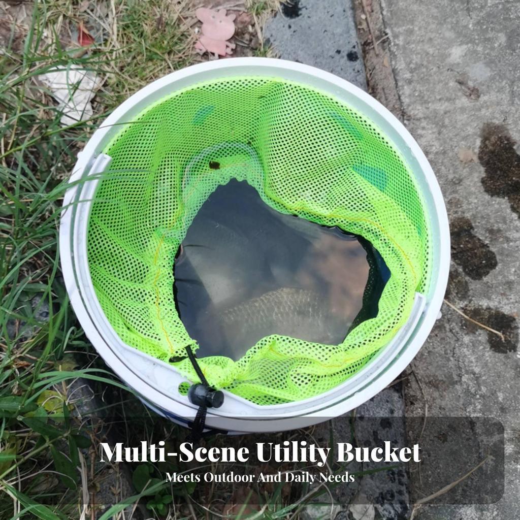 Collapsible Camping Bucket Lightweight Oxford Cloth Water Container Portable Folding Bucket for Fishing and Outdoor Use