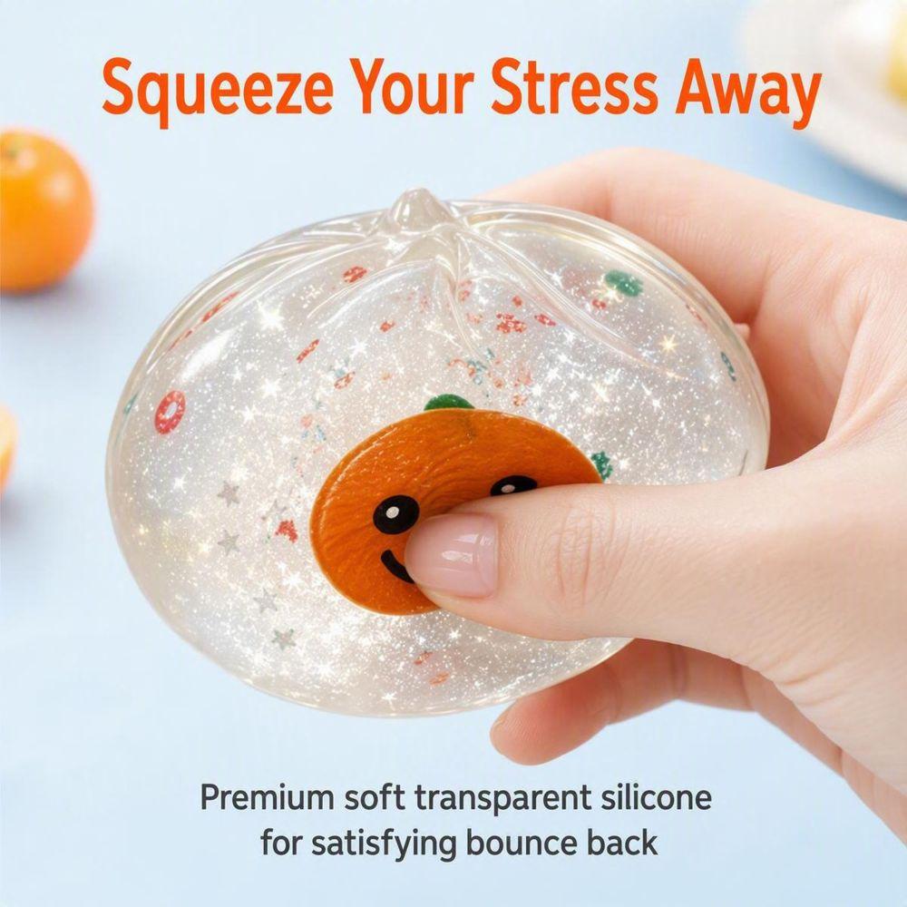 4pcs/set Soft Cute Mini Dumplings Squishy Food Shape Fidget Sensory Toy Children Gift