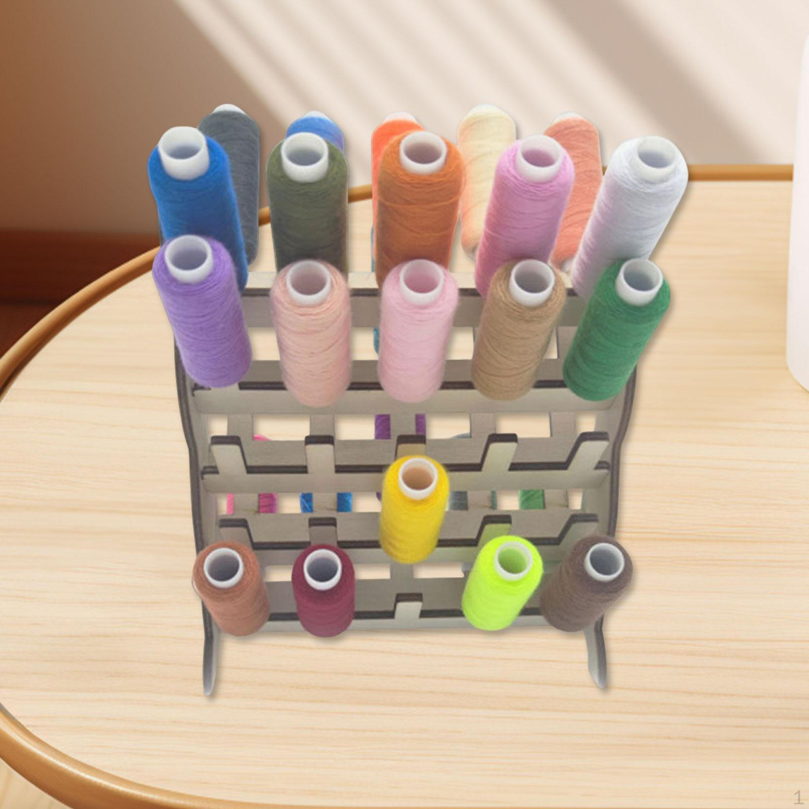 

Wooden Thread Spool Rack, Practical, Portable Accessory Versatile, Durability, Premium Sewing