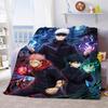 Jujutsu Kaisen Decorative Flannel Blanket Soft Warm Throw Cozy Blanket for Sofa Bed Home Decor -QJY