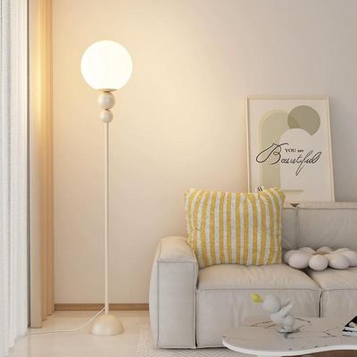 Luxury Minimalist Cream Floor Lamp for Living Room and Bedroom