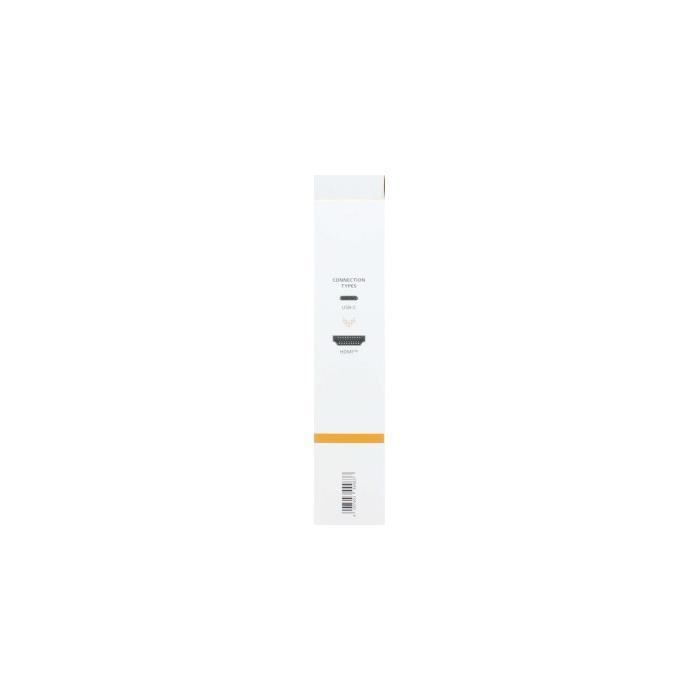 Câble vidéo - USB-C - HDMI™ - Ultra-HD 4K - 3,00 m - Double blindage
