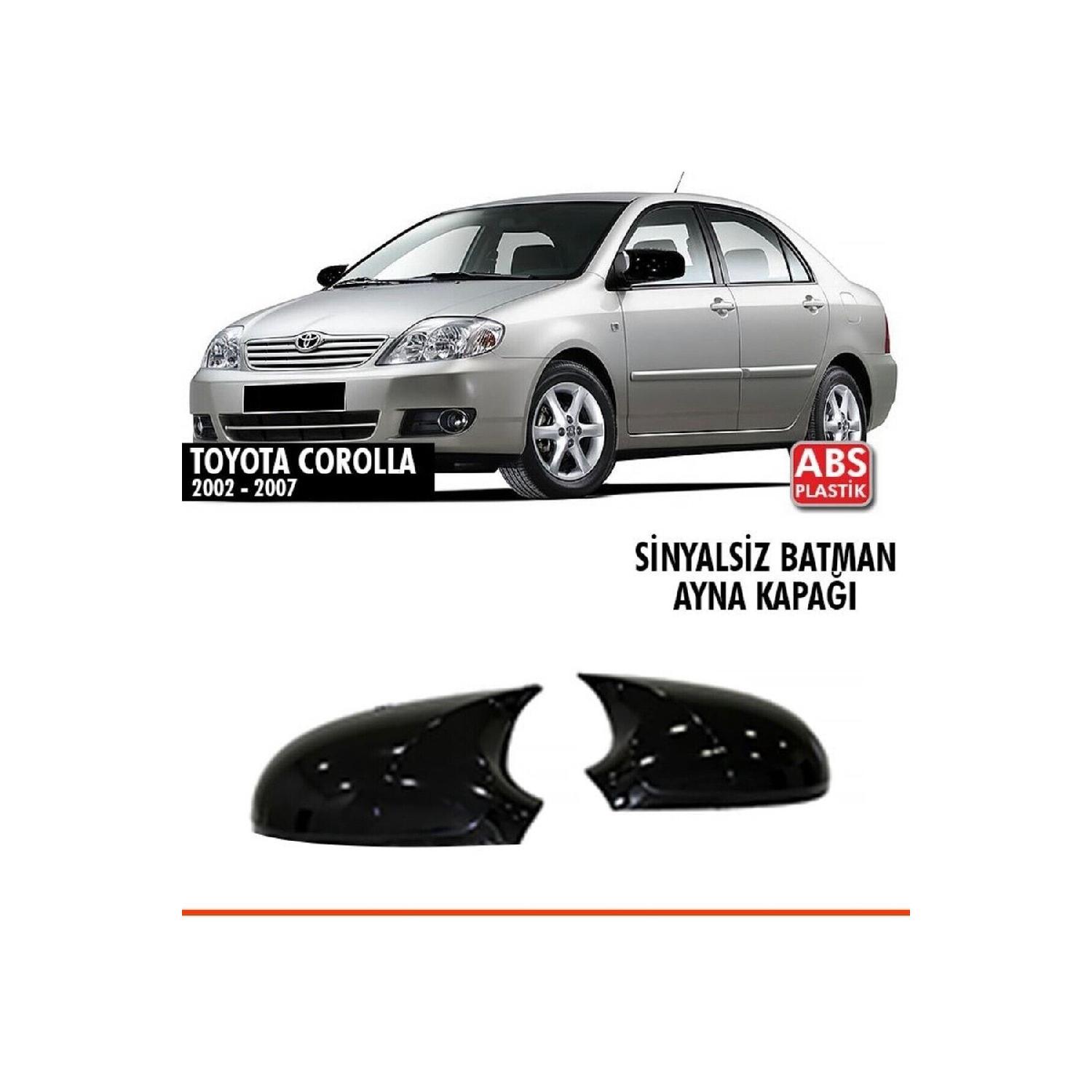 

Для Toyota Corolla Batman Bat Зеркальный чехол глянцевый черный в период 2002-2007 гг.