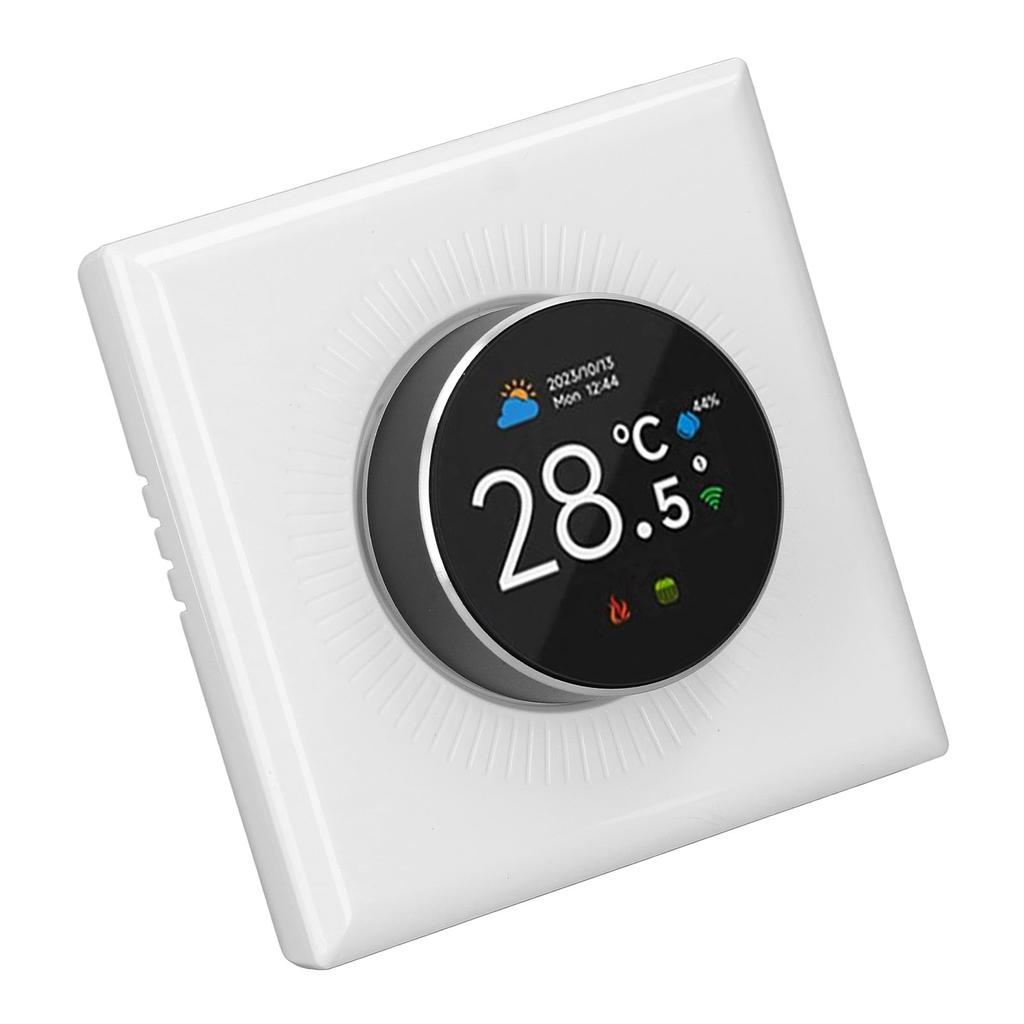 WLAN Smart Thermostat Wöchentlich programmierbarer Temperaturregler für elektrische Heizung 16A Drehknopf APP