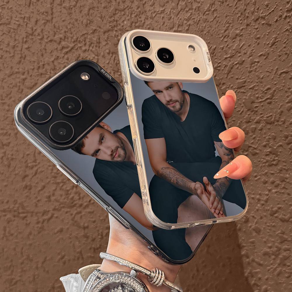 L-liam P-payne Phone Case for iPhone 17 17Air 16 15 14 13 12 11 Pro Max Plus Colorful Silver