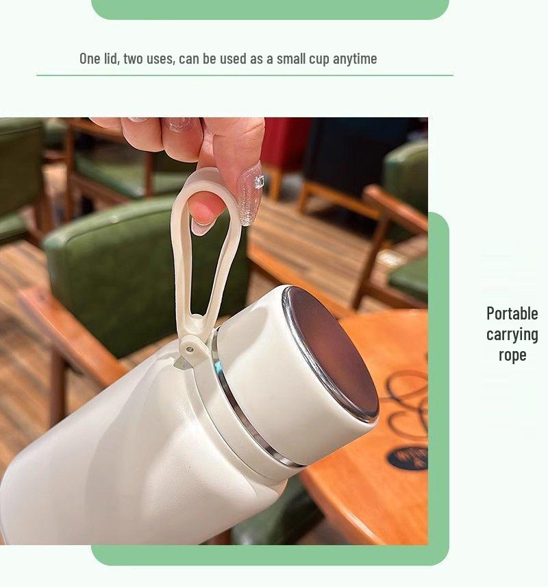 2026 Stylish High-Capacity 316 Stainless Steel Thermos Cup for Students, Men, and Women