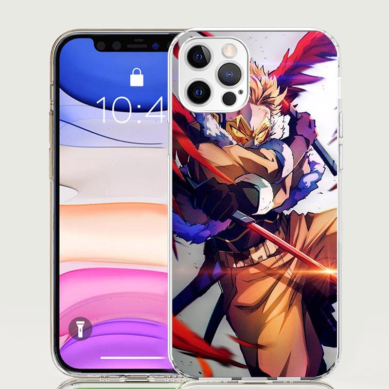 Hawks MHA My Hero A-Academy Phone Case For iPhone 17 Air 16 15 Plus 11 14 Pro Max 13 Mini 12 7 8 + SE Pattern Art Customized Cov