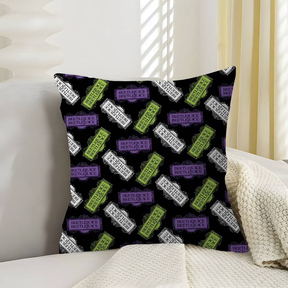 Tim Burton Horror B-Beetlejuice Pillow Gifts Home Office Furnishings Bedroom Sofa Car Cushion Cover case 45x45cm