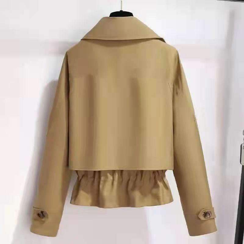 Women's Short Windbreaker Jacket Women's Korean Version Loose Autumn Versatile Short Jacket