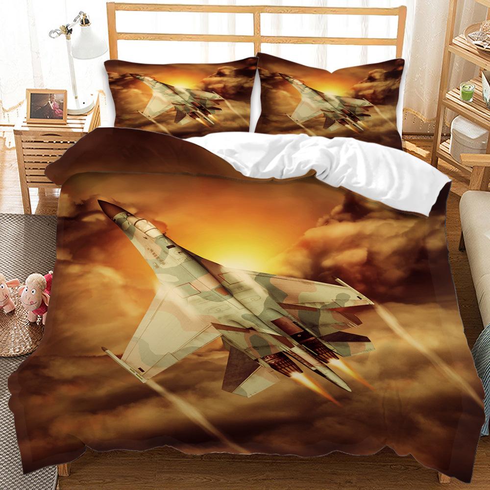 Speed Sports Car Duvet Cover Set King Queen Size 3D Extreme Sports Luxury Motorcycle For Kids Boys Teens Polyester Bedding Set