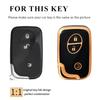 TWJCN1 3 Buttons Soft TPU Protection Case for Lexus CT200h ES 300h IS250 GX400 RX270 RX450h RX350 LX570 Key Cover Fob Accessories Prote