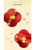 Gold 999 Zodiac Horse Charm Bracelet with Red Rope - Birth Year Gift for Girlfriend