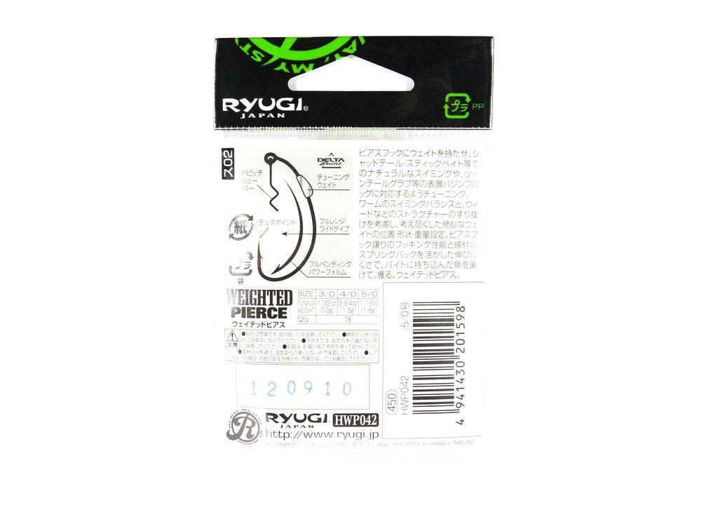 RYUGI HWB078 Weighted Brutal Hook 6/0. Fishhook