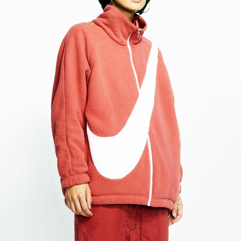 Nike Reversible Sherpa Jacket Women Jackets Light-Cedar CI8938-897