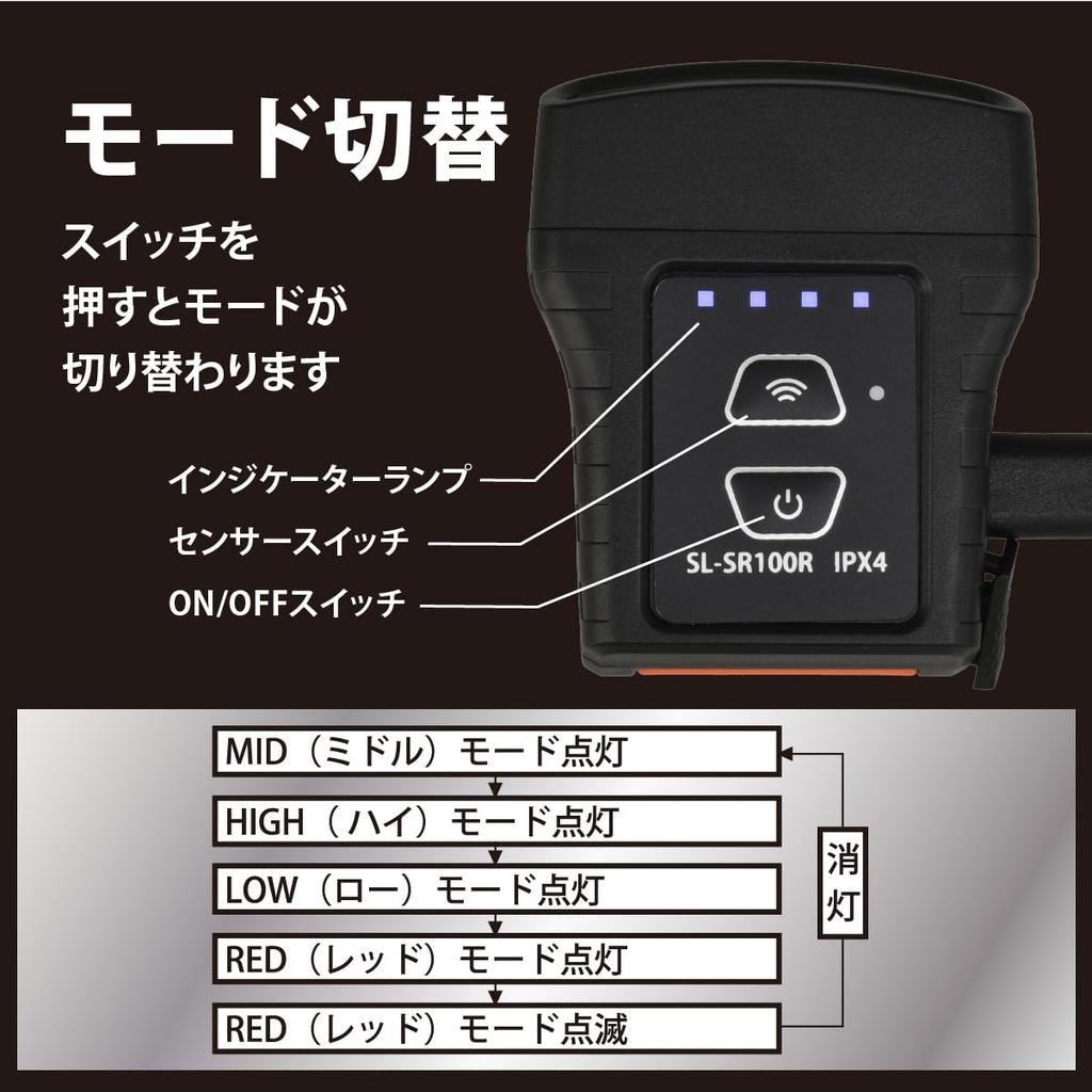 OHM LED USB Motion Sensor 100 ANSI Standard IPX4 OHM Electric SL-SR100R-K 08-1399 Headlight, Rechargeable, Switch, Clip-on, Lumens, Compliant,