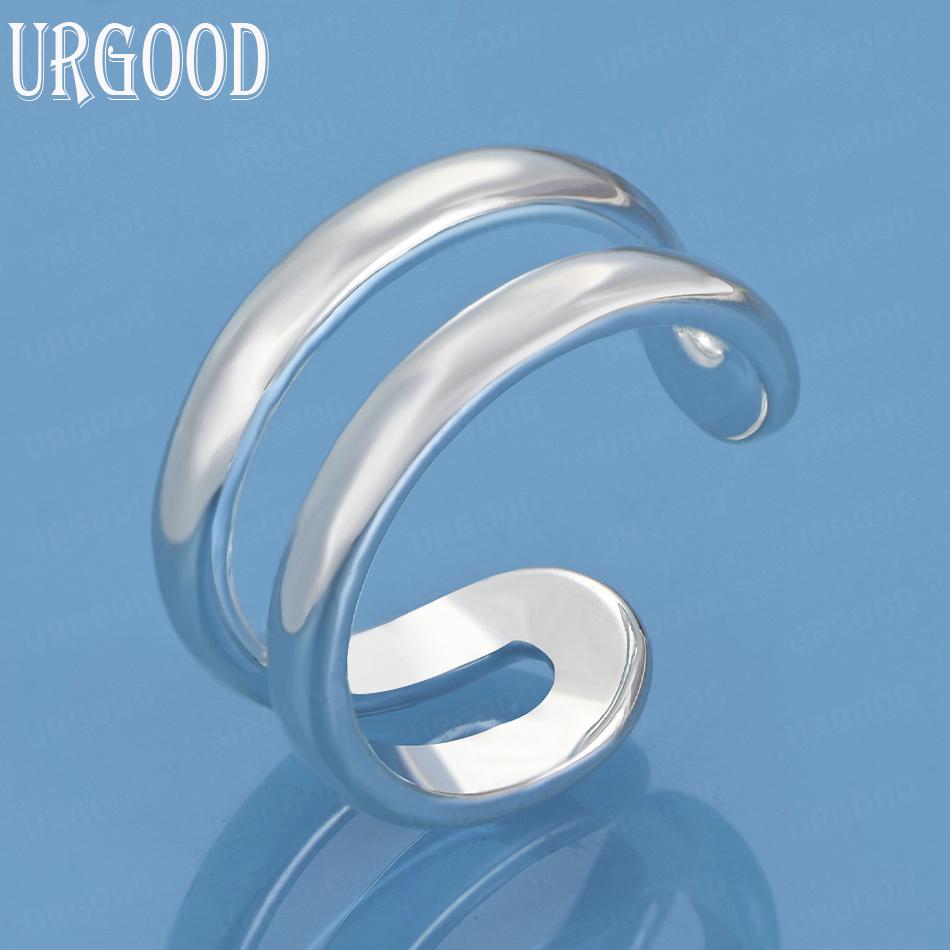 925 Sterling Silver Wedding Jewelry Adjustable Fashion Ring