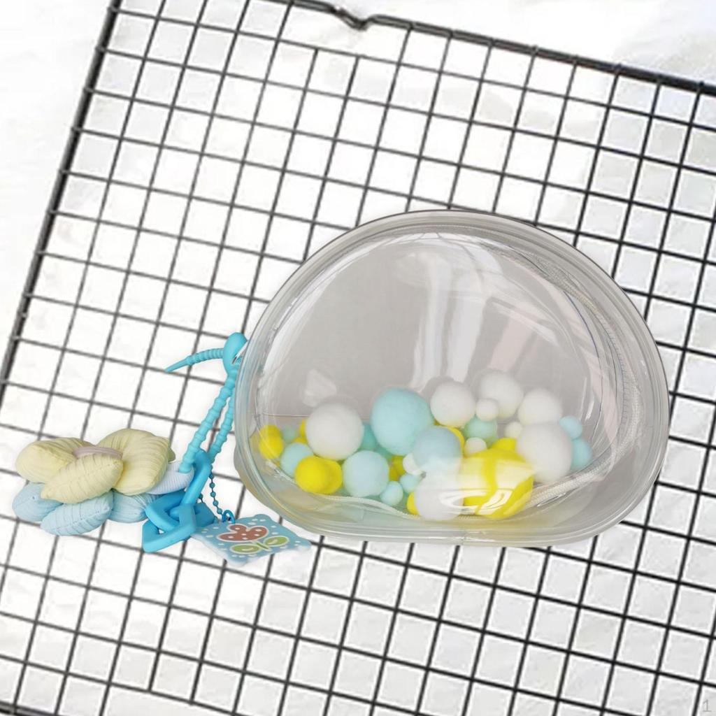 Clear Figure Display Bag Mini Doll Storage Case, Dustproof, Waterproof Small