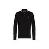 Polo Ss22 Logo Embroidered Long Sleeve Polo Shirt Men Tops Black 710857274-001