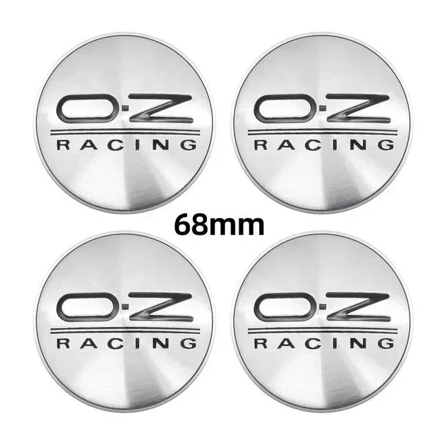 4pcs Car Wheel Hub Center Caps 56mm 60mm 68mm 65mm  For Rim Cover Auto OZ Logo Badge Emblem Exterior Styling Accessories