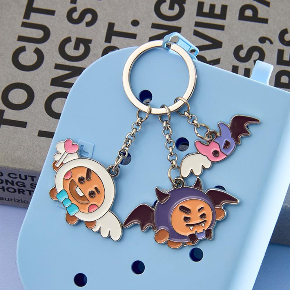 BT21 SHOOKY Angel & Villain Metal Keychain