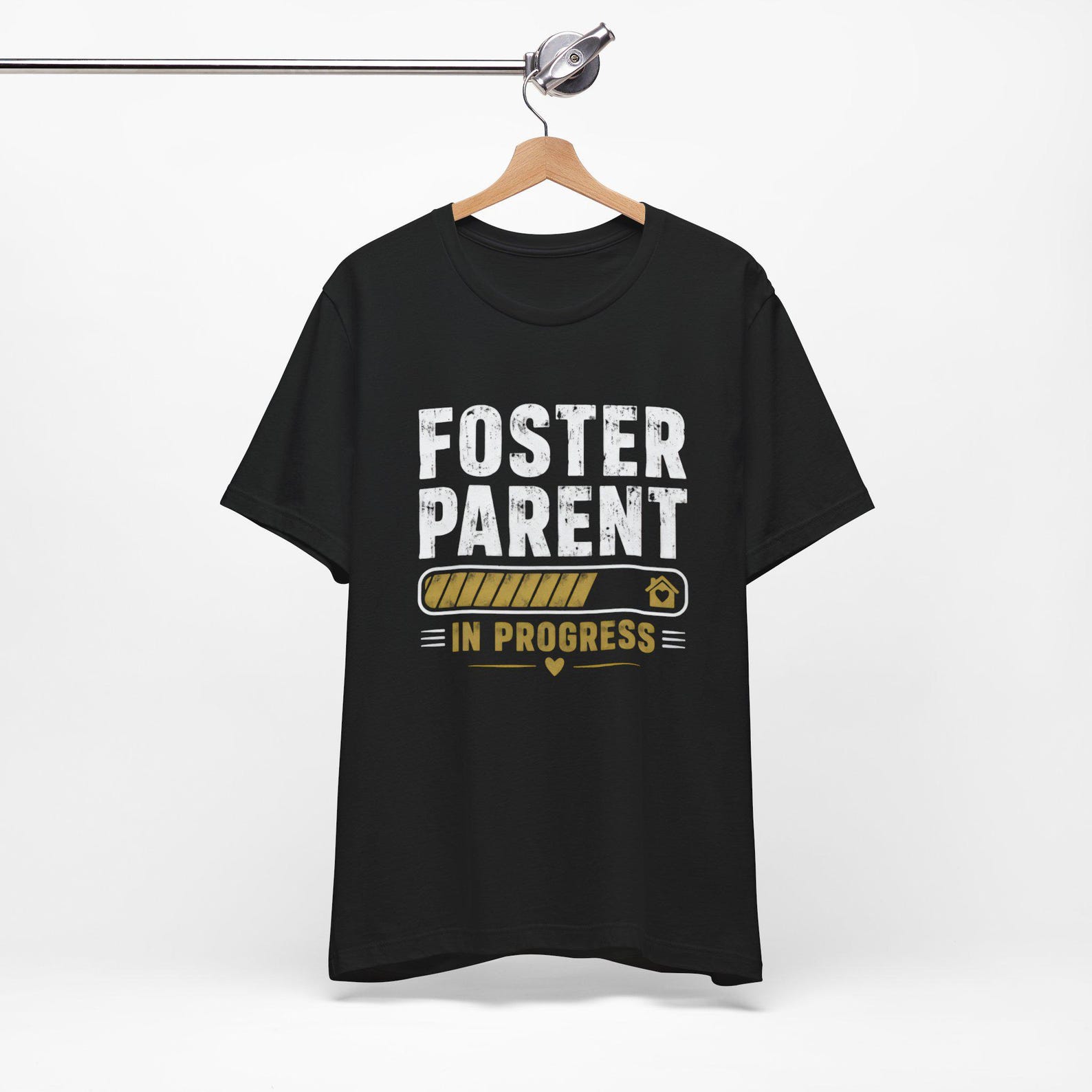 Foster Parent In Progress Unisex Tee Shirt, Caregiver, Carer, Guardian, Resource Parent, Substitute, Bonus Parent In Training 4XL