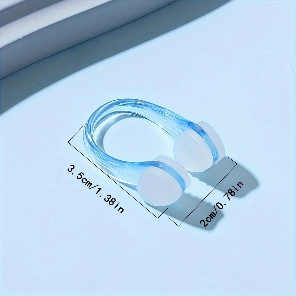 2Pcs Swimming Nose Clip Professional Swimming Training Anti-choking Comfortable Waterproof and Non-slip Nose Clip Accessories