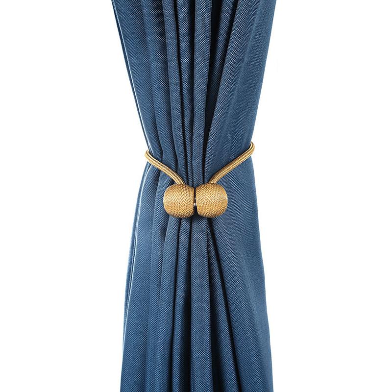 1 Pair Magnetic Ball Curtain magnet buckle Rope Accessory Rods Accessoires Backs Holdbacks Buckle Clips Hook Holder Home Decor