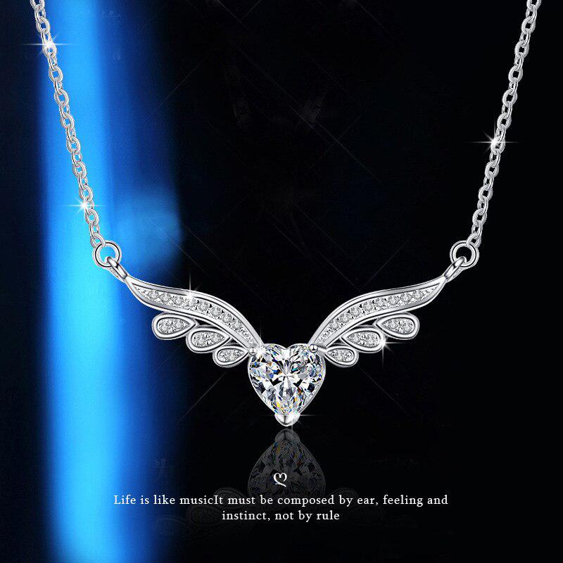 New Arrival Luxurious Angel 'S Wing Color Color On The Neck Necklaces Anniversary Giveaway For Women Present Jewelry X6803Luxury Jewelry