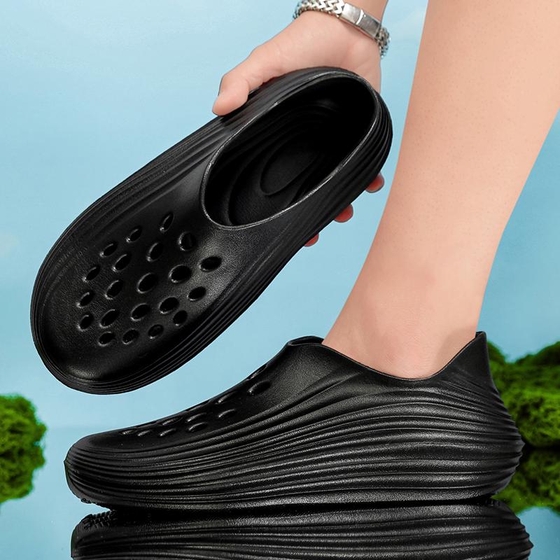Sandali Estivi Leggeri alla Moda da Uomo Scarpe da Spiaggia Uomo in EVA Traspiranti Morbidi Scarpe da Acqua Uomo Comode Sneakers Casual da Passeggio