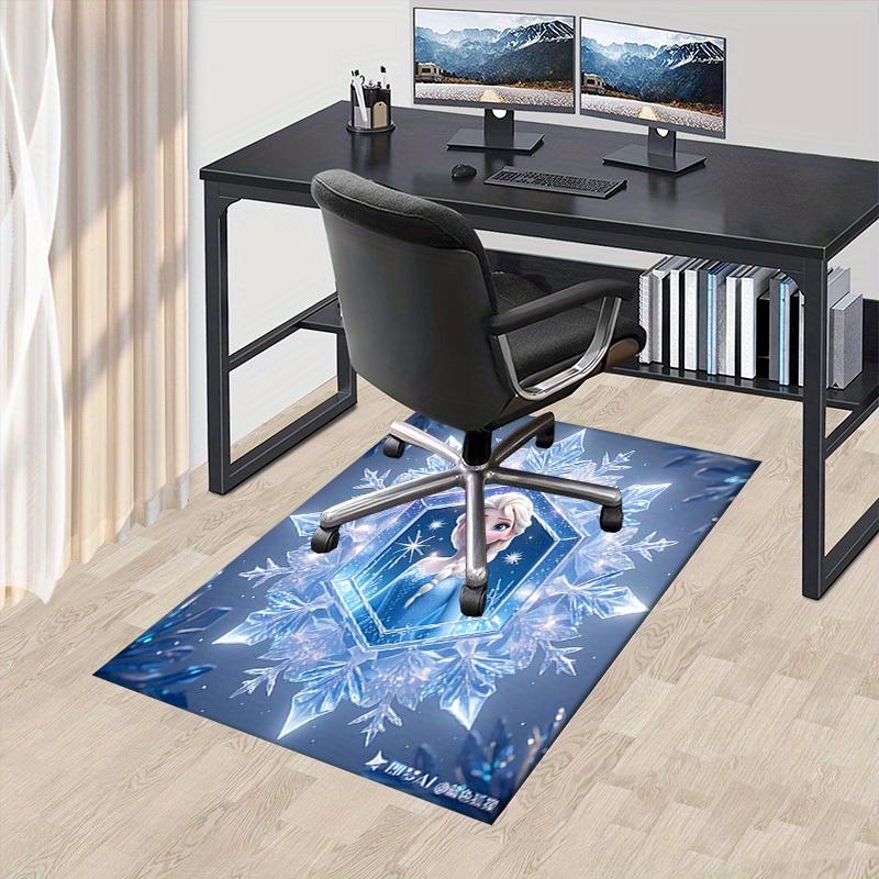 3D-gedruckter Elsa, Frozen, Schneeflocke Anti-Rutsch-Teppich - Maschinenwaschbarer Büroteppich für Wohnzimmer, Schlafzimmer, Büro - Mehrere Größen