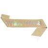 European & American Glitter Princess Birthday Sash for Girls
