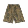 Mens Relaxed Fit Casual Shorts - Cotton Blend Breathable Loose Cut Elastic Waistband Camo Print Wear