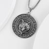 Viking Rune Animals Retro Wealth Wolf King Accessories Pendant Necklace