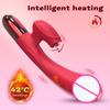 Powerful Vibrator For Women G Spot Clitoris Vagina Tongue Licking Stimulator Heating Female Masturbator For Adult Sexy Toys 18+