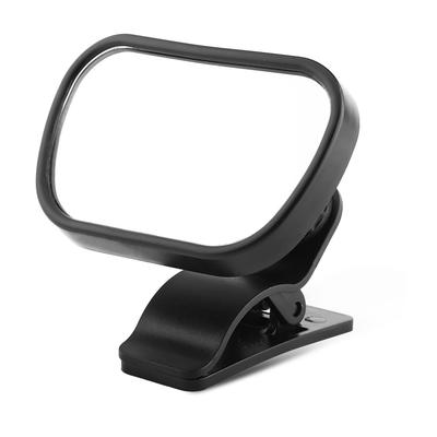 Espejo retrovisor de seguridad ajustable para asiento trasero de coche para bebé y niño, con clip de ventosa, color negro, 1 unidad