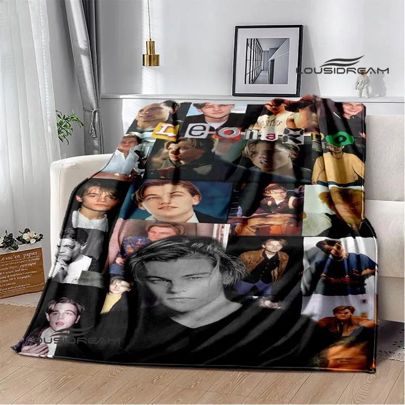 Coperta stampata Titanic Leonardo DiCaprio Coperta calda morbida e confortevole per casa viaggio letto coperta da picnic regalo di compleanno