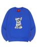 Ellamo Lettering Puppy Sweatshirt Unisex Big Size S~4Xl (Type B)