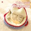 Cute Autumn and Winter Warm Cat Nest Cute Coral Fleece Kennel Ideas