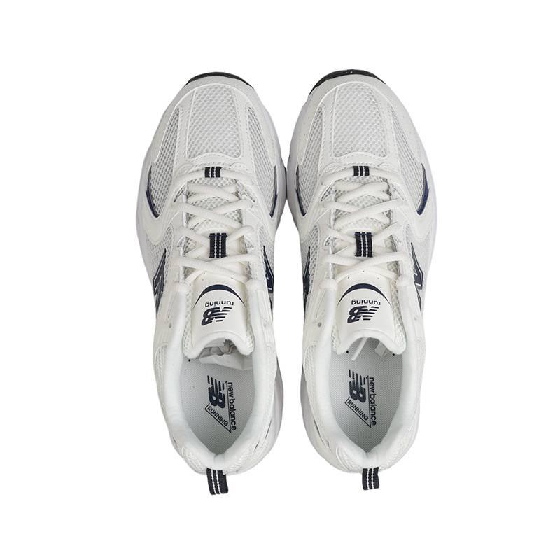 New Balance NB 530 Comfortable Versatile Fabric Synthetic Leather Running Shoes Unisex sneaker White Blue U5302ZB