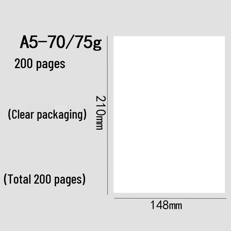 Бумага для офисной копировальной техники формата А4, бумага для тестов формата А3, бумага для черновиков и рисования формата А5, бумага для печати 70 г/м² для студентов A3 High White Wood Pulp