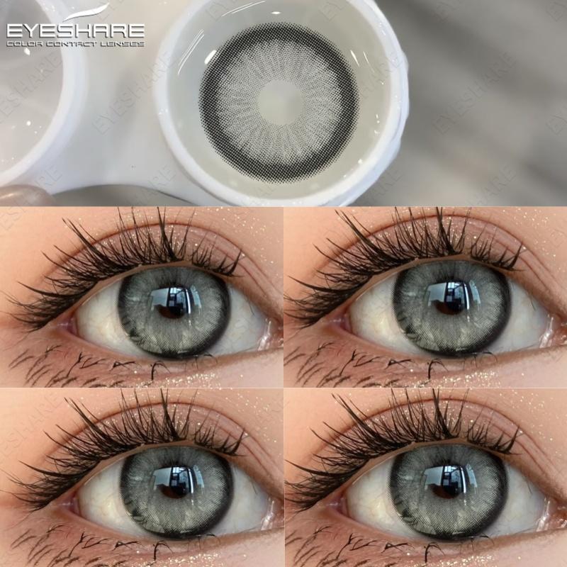 Eyeshare Contact Lenses For Eyes Doll Eye Bubble Soft Contact Lens Case Makeup Yearly Contacts