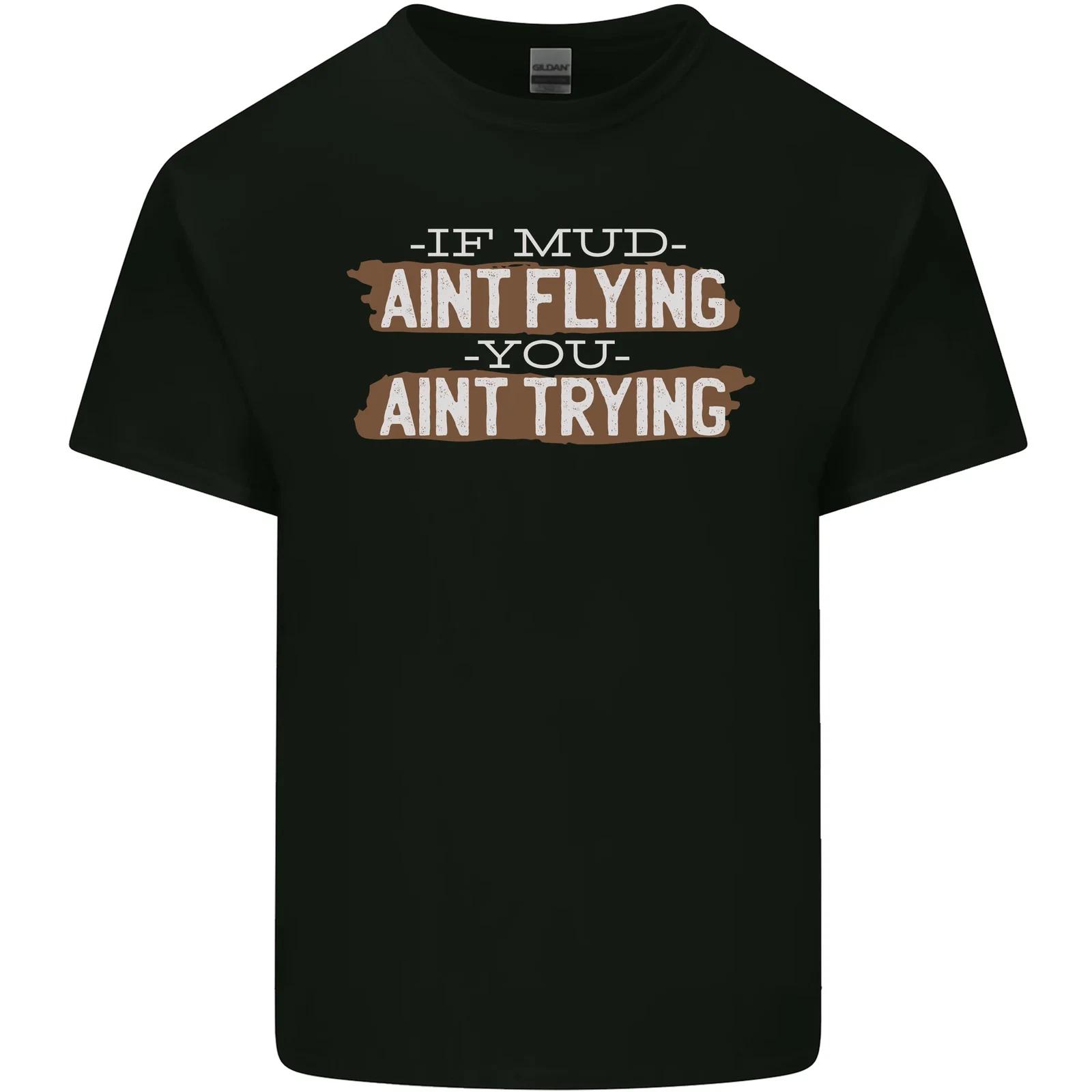 

If Mud Aint Flying Motocross Biker 4X4 Kids T-Shirt Childrens S