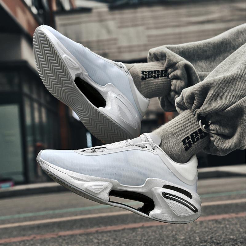Running Shoes Ultra-light Shock-absorbing Professional Running Shoes Student Men's Breathable Non-slip Sports Shoes