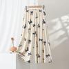Modal Women's Printed Slimming Loose Fit Plus Size Casual Pants for Spring and Summer