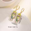 Nidin San Judas Tadeo Virgen De Guadalupe Enamel Drop Earrings For Women Colorful Drip Oil Religious Catholic Ear Jewelry Gifts